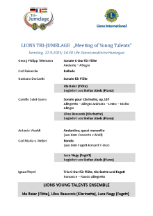 Thumbnail for Programm Jugendkonzert 2025